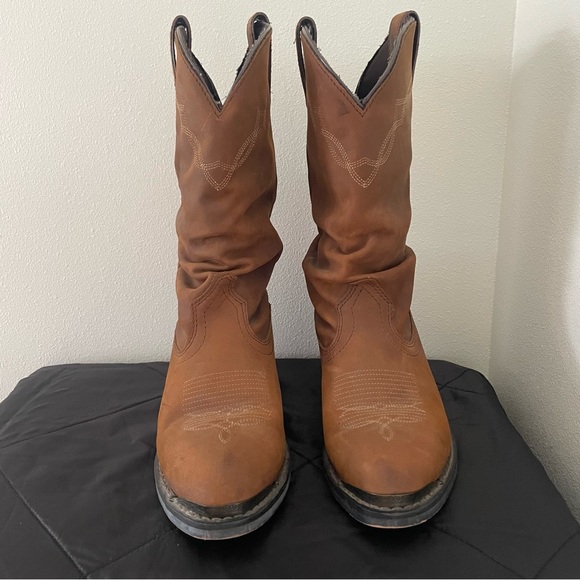 Women’s Shyanne SHY SLOUCH Brown Western Boots Style 1131BR US Size 7 - Picture 3 of 11